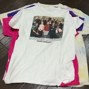 white the office tv show shirt medium